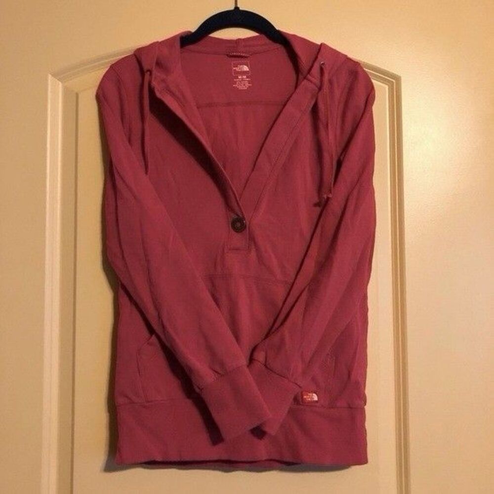 Women’s Medium The North Face Hooded Single Button Pullover